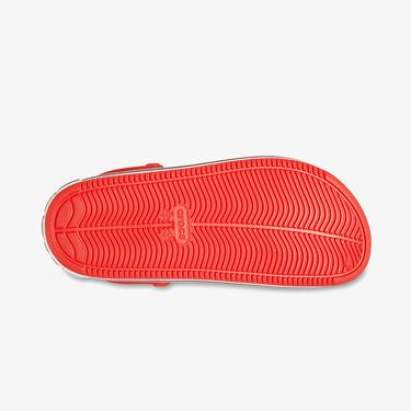 Crocs OffCourt Logo Clog Unisex Kırmızı Terlik
