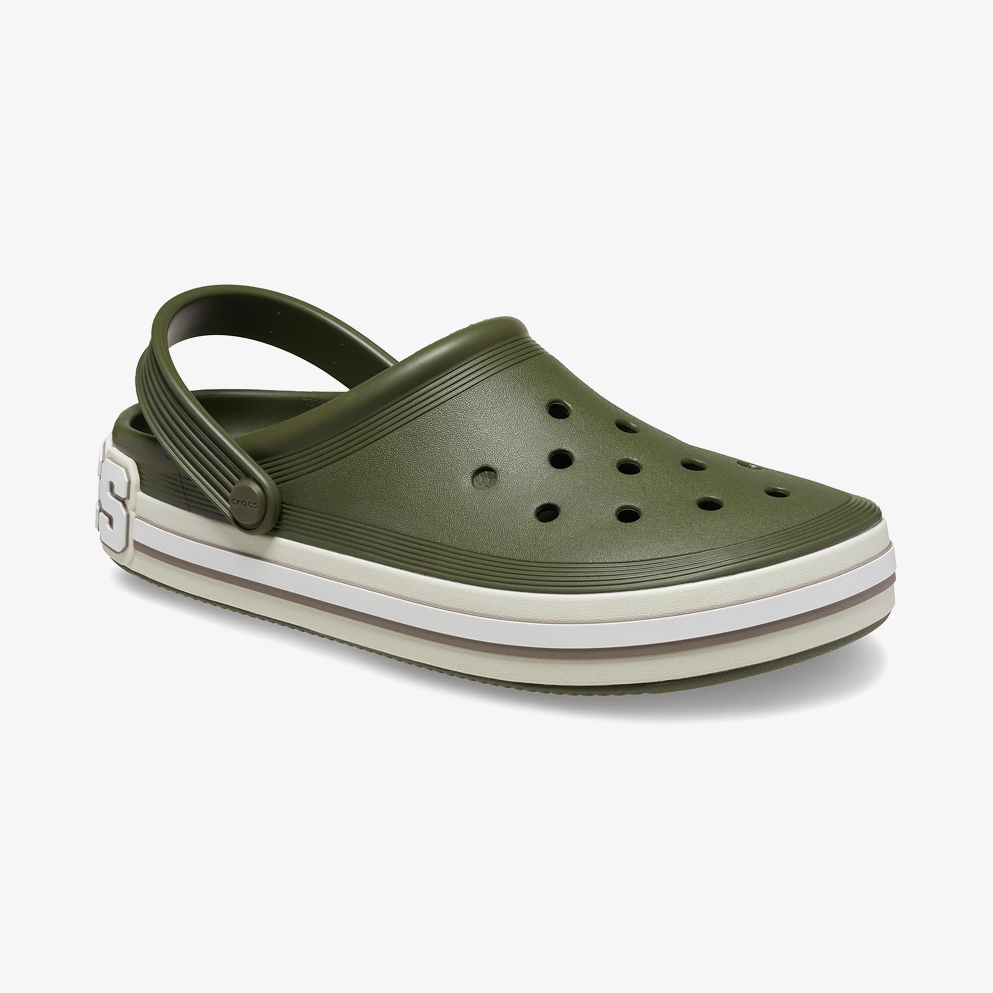 Crocs OffCourt Logo Clog Unisex Yeşil Terlik