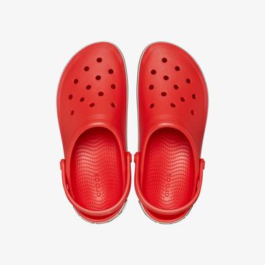  Crocs OffCourt Logo Clog Unisex Kırmızı Terlik