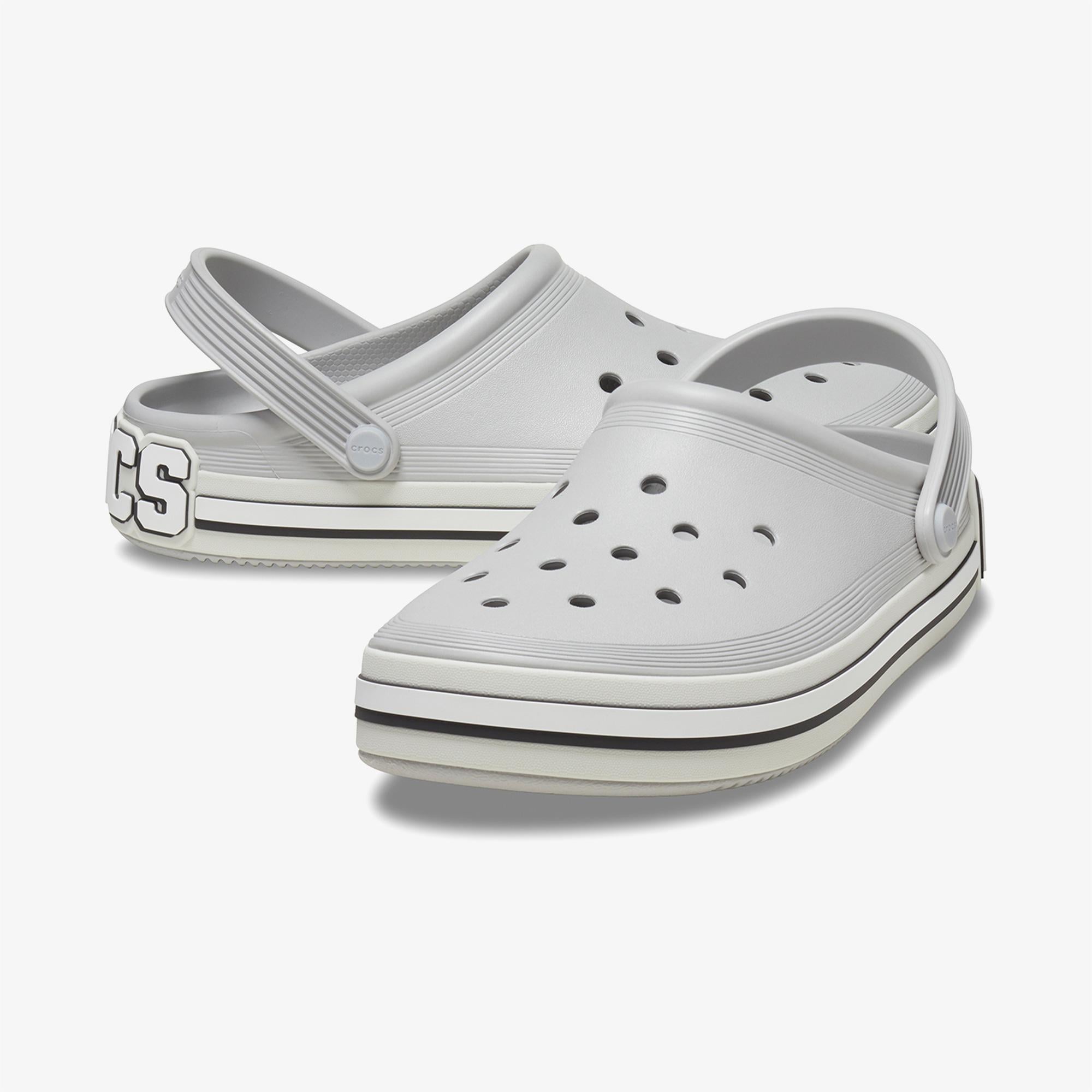 Crocs Off Court Logo Clog Unisex Gri Terlik
