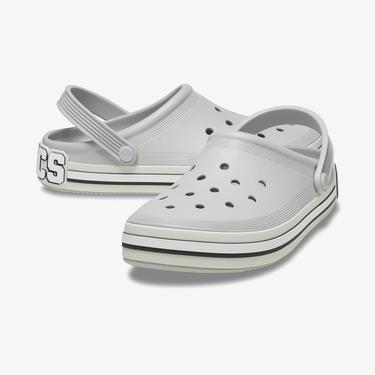  Crocs Off Court Logo Clog Unisex Gri Terlik
