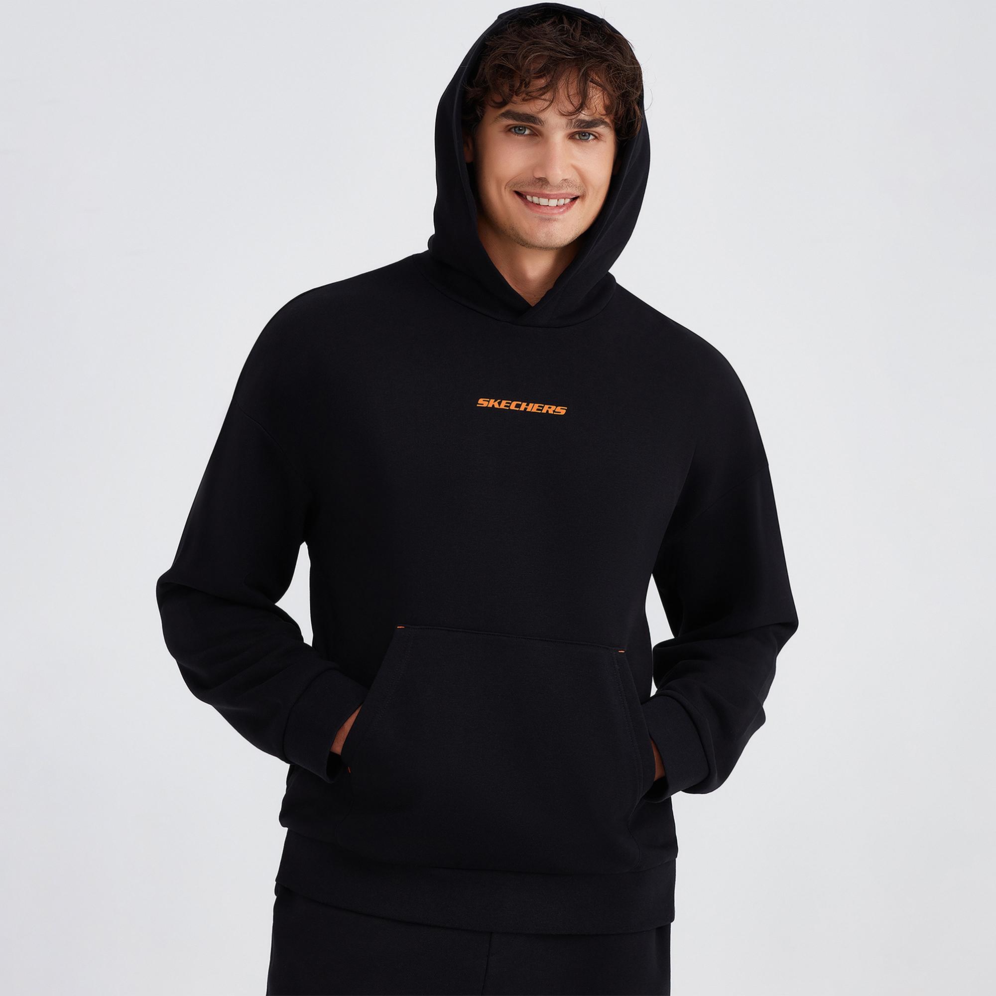 Skechers M Essential Erkek Siyah Günlük Sweatshirt