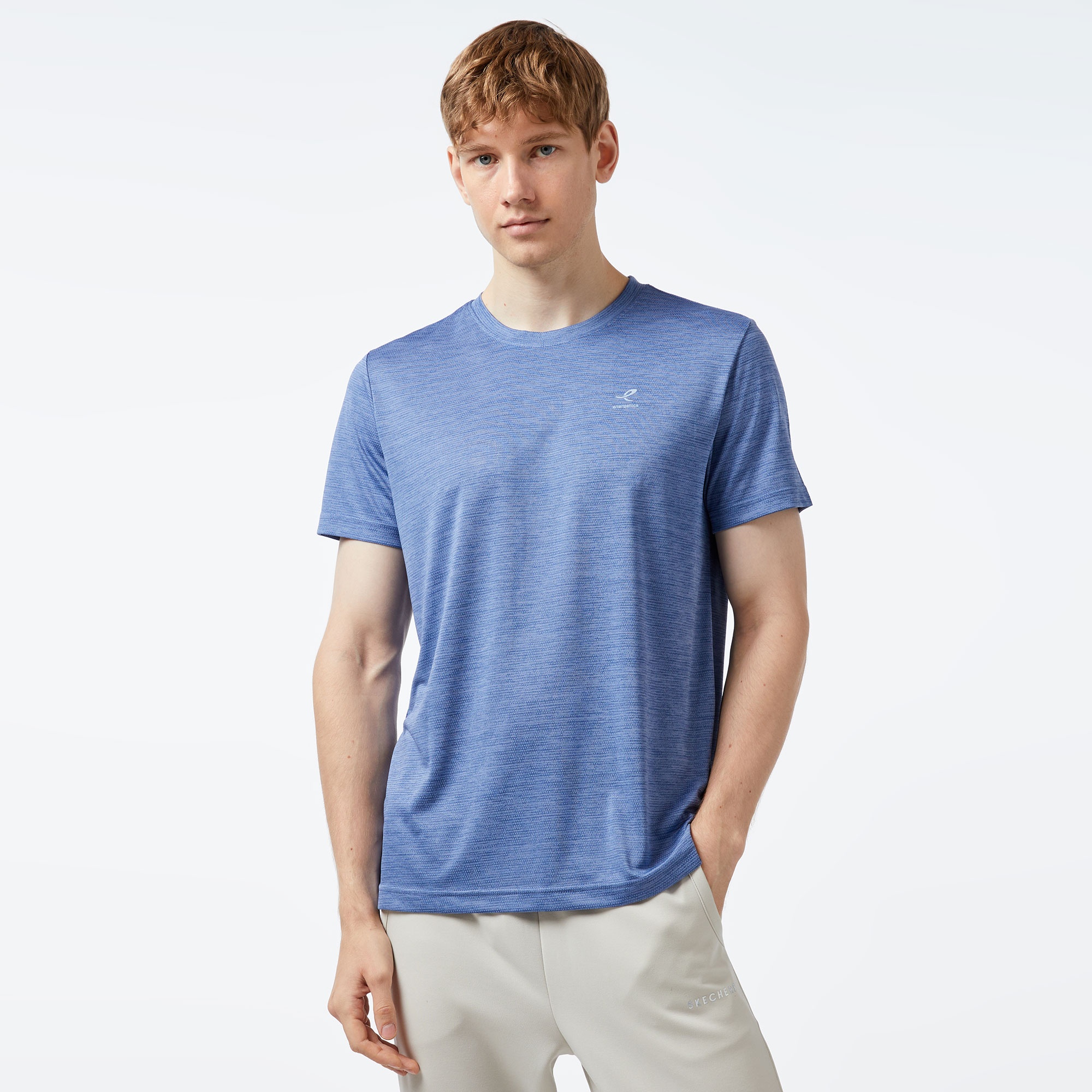 Energetics Telly Erkek Mavi Antrenman T-Shirt