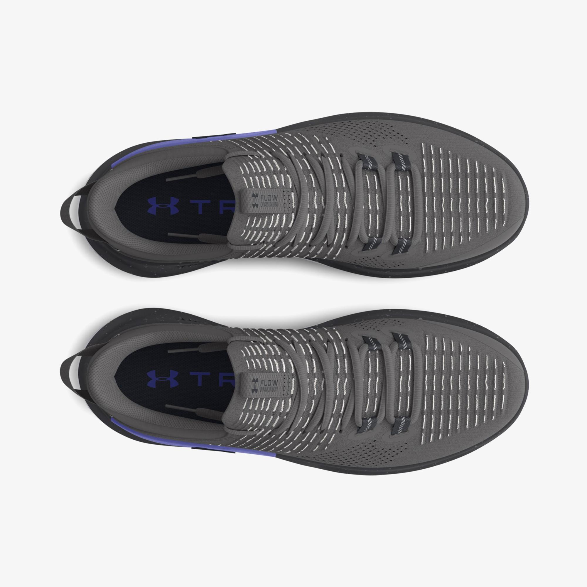 Under Armour Flow Dynamic Erkek Gri Antrenman Ayakkabısı