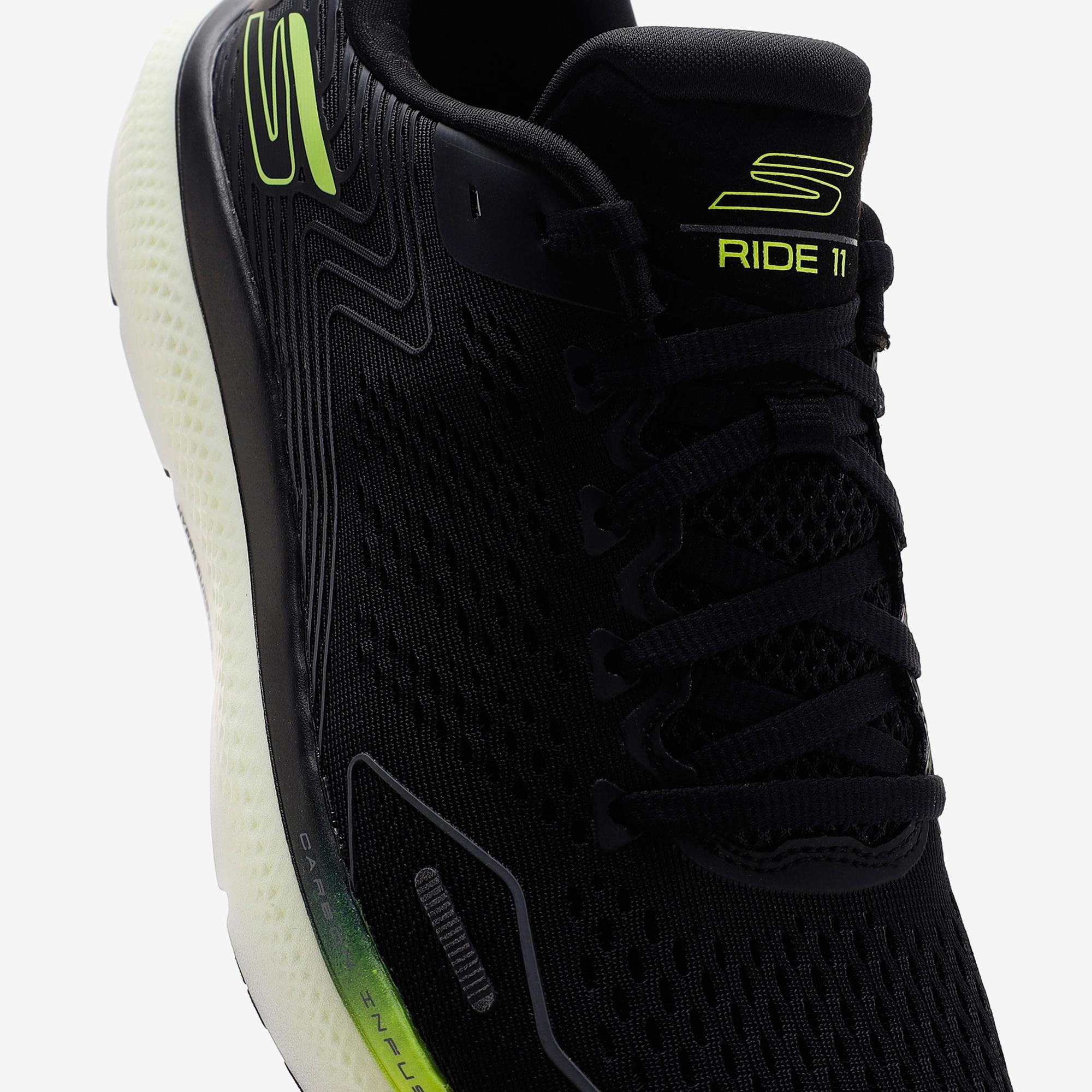 Skechers Go Run Ride 11 Erkek Siyah Koşu Ayakkabısı