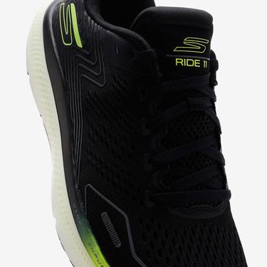  Skechers Go Run Ride 11 Erkek Siyah Koşu Ayakkabısı