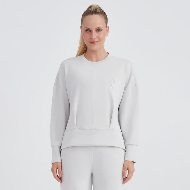  Skechers Kadın Gri Günlük Sweatshirt