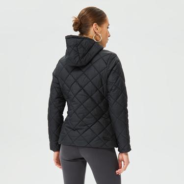  Skechers Capitone Hooded Kadın Siyah Günlük Mont