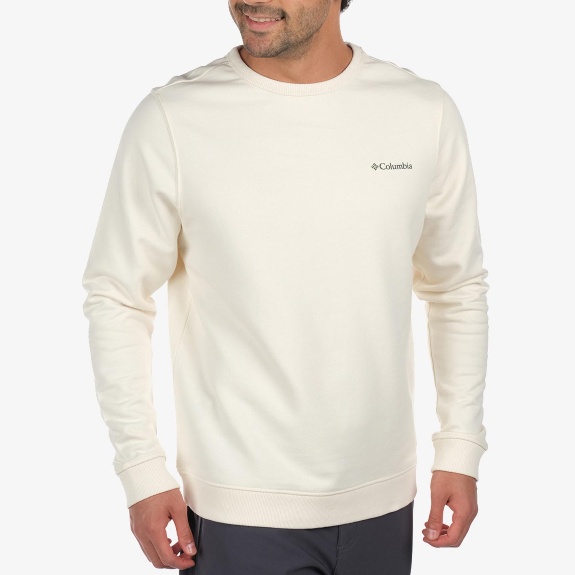 Columbia CSC Basic Crew Erkek Krem Günlük Sweatshirt