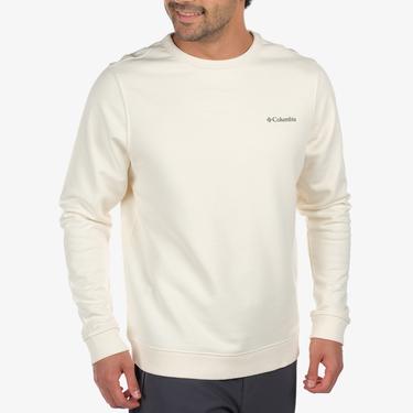  Columbia CSC Basic Crew Erkek Krem Günlük Sweatshirt