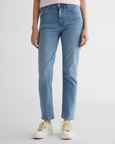  GANT Kadın Mavi Slim Fit Jean Pantolon