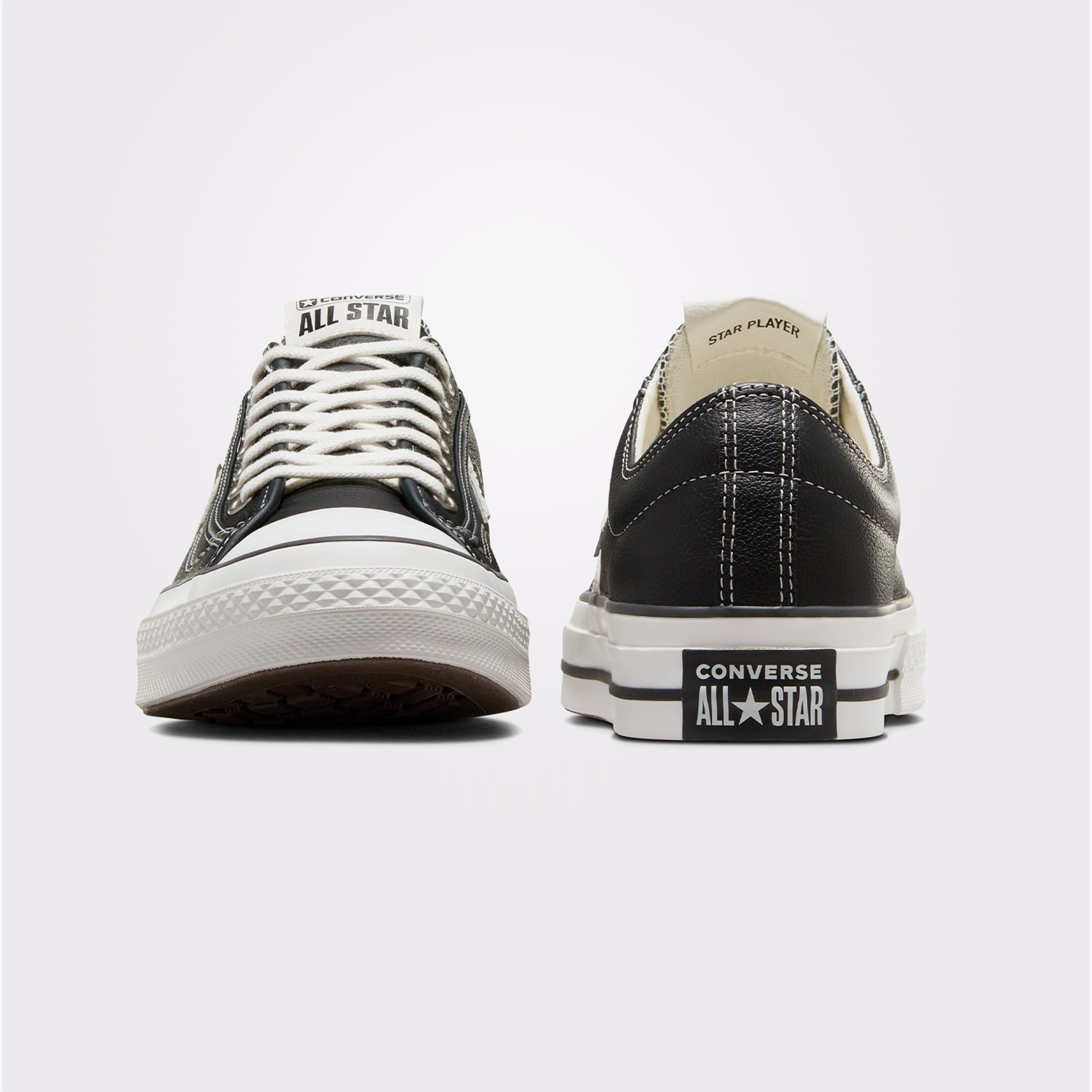 Converse Converse Star Player 76 Fall Leather Unisex Siyah Sneaker FashFed'de! Siyah - 4. görsel