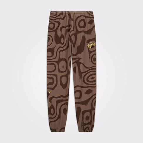  Converse x Wonka French Terry Unisex Kahverengi Eşofman Altı