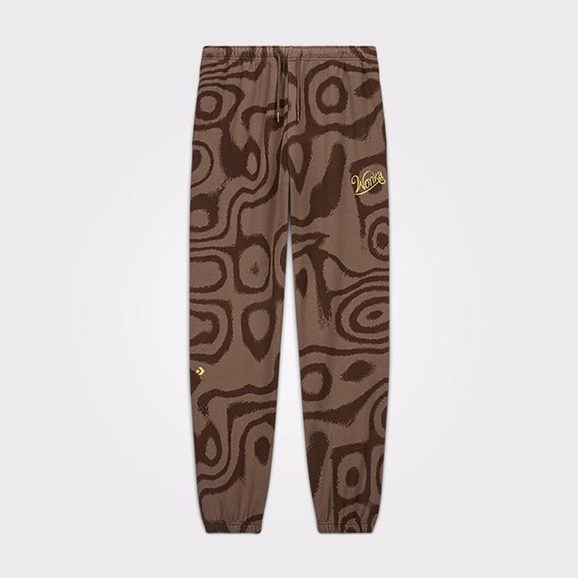  Converse x Wonka French Terry Unisex Kahverengi Eşofman Altı