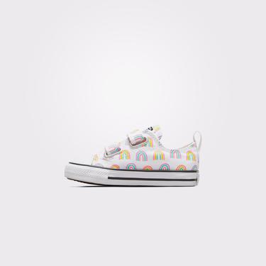  Converse Chuck Taylor All Star Rainbows Çocuk Beyaz Sneaker