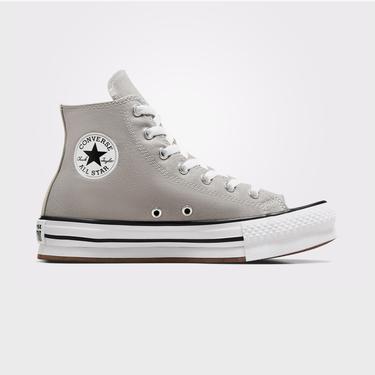  Converse Chuck Taylor All Star EVA Lift Çocuk Gri Platform Sneaker