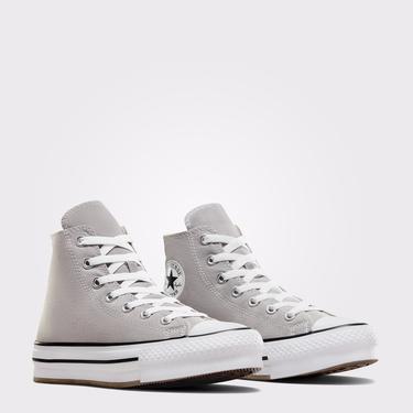  Converse Chuck Taylor All Star EVA Lift Çocuk Gri Platform Sneaker