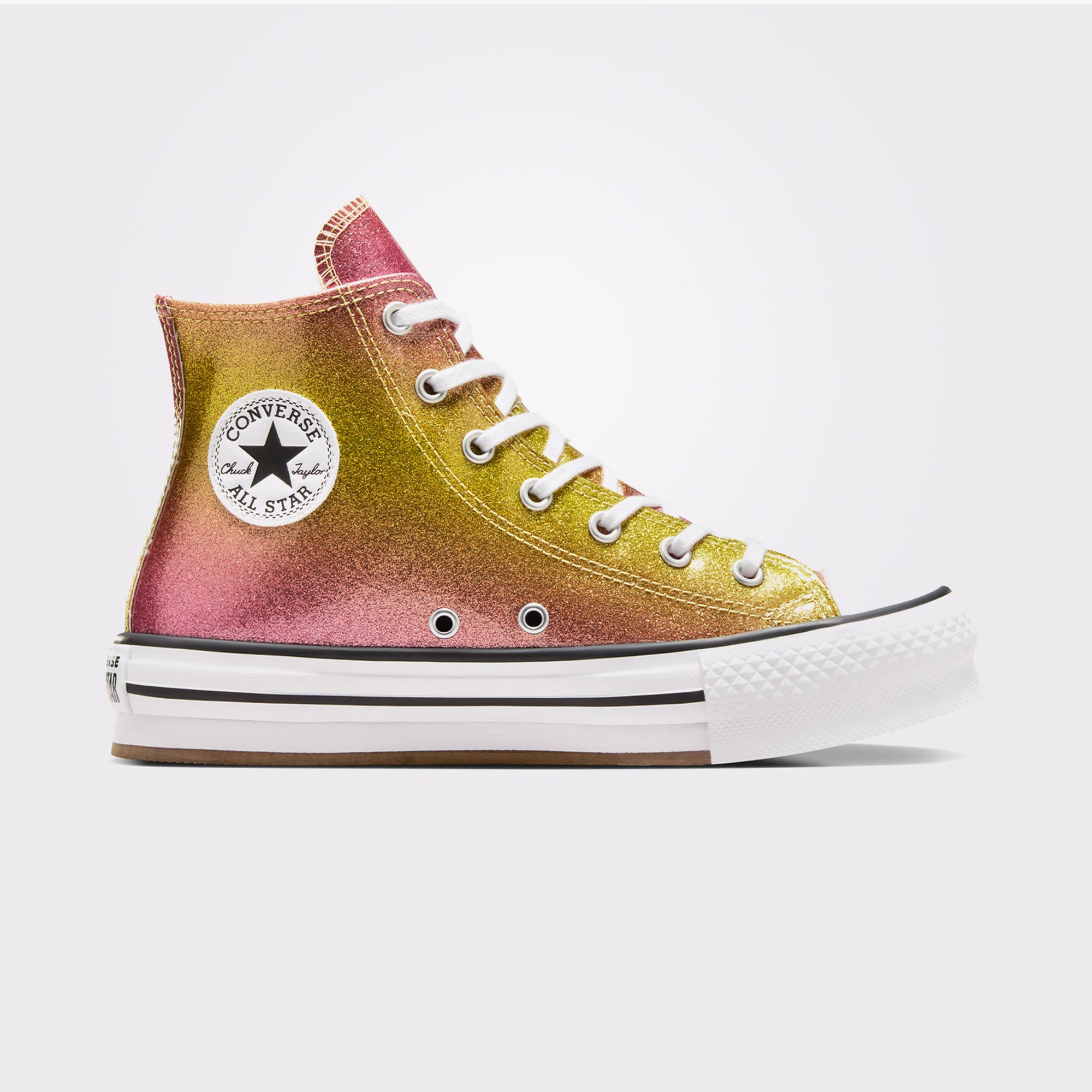 Converse Chuck Taylor All Star EVA Lift Platform Genç Sarı Sneaker - Görsel 2