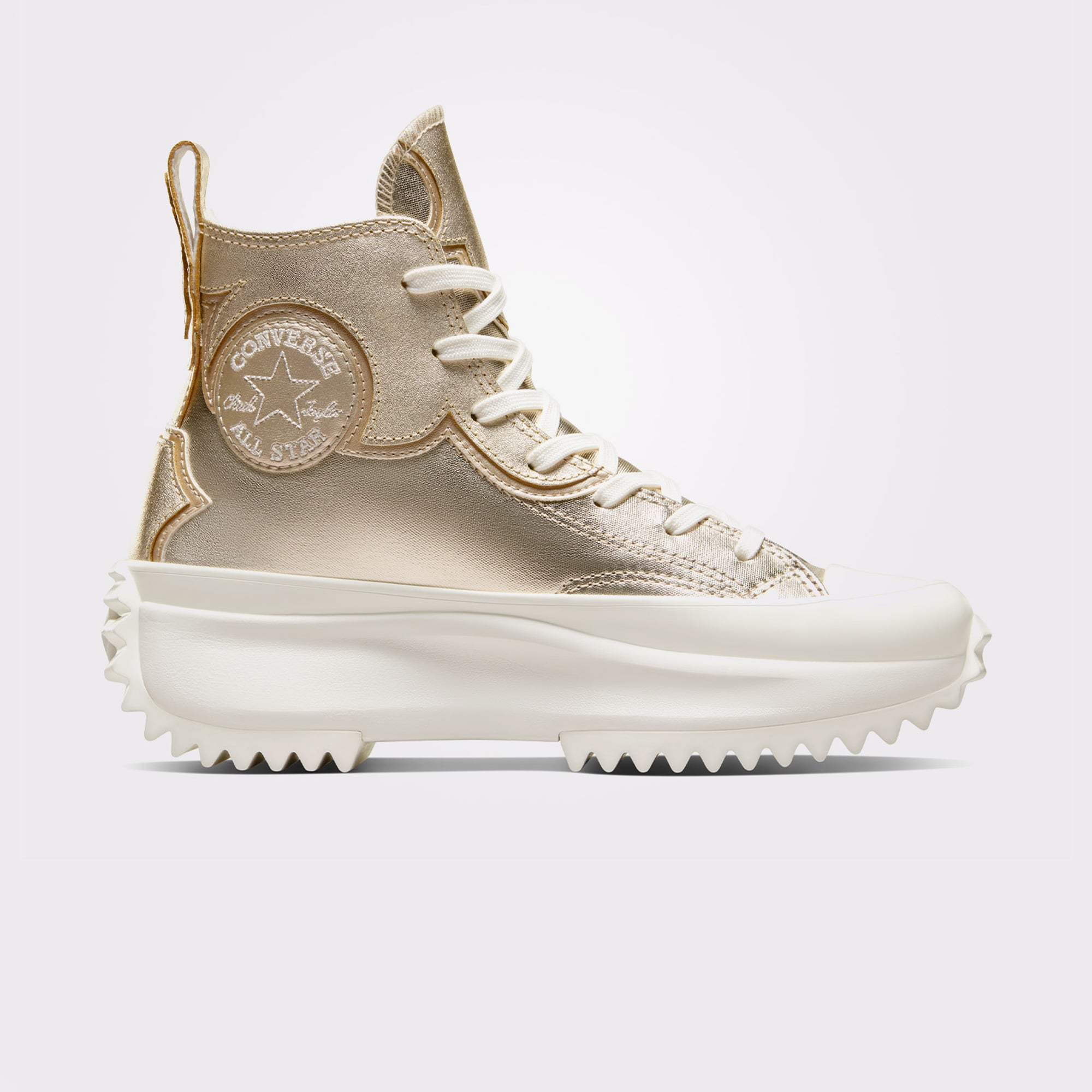  Converse Run Star Hike Unisex Altın Platform Sneaker