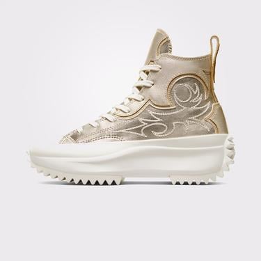  Converse Run Star Hike Unisex Altın Platform Sneaker