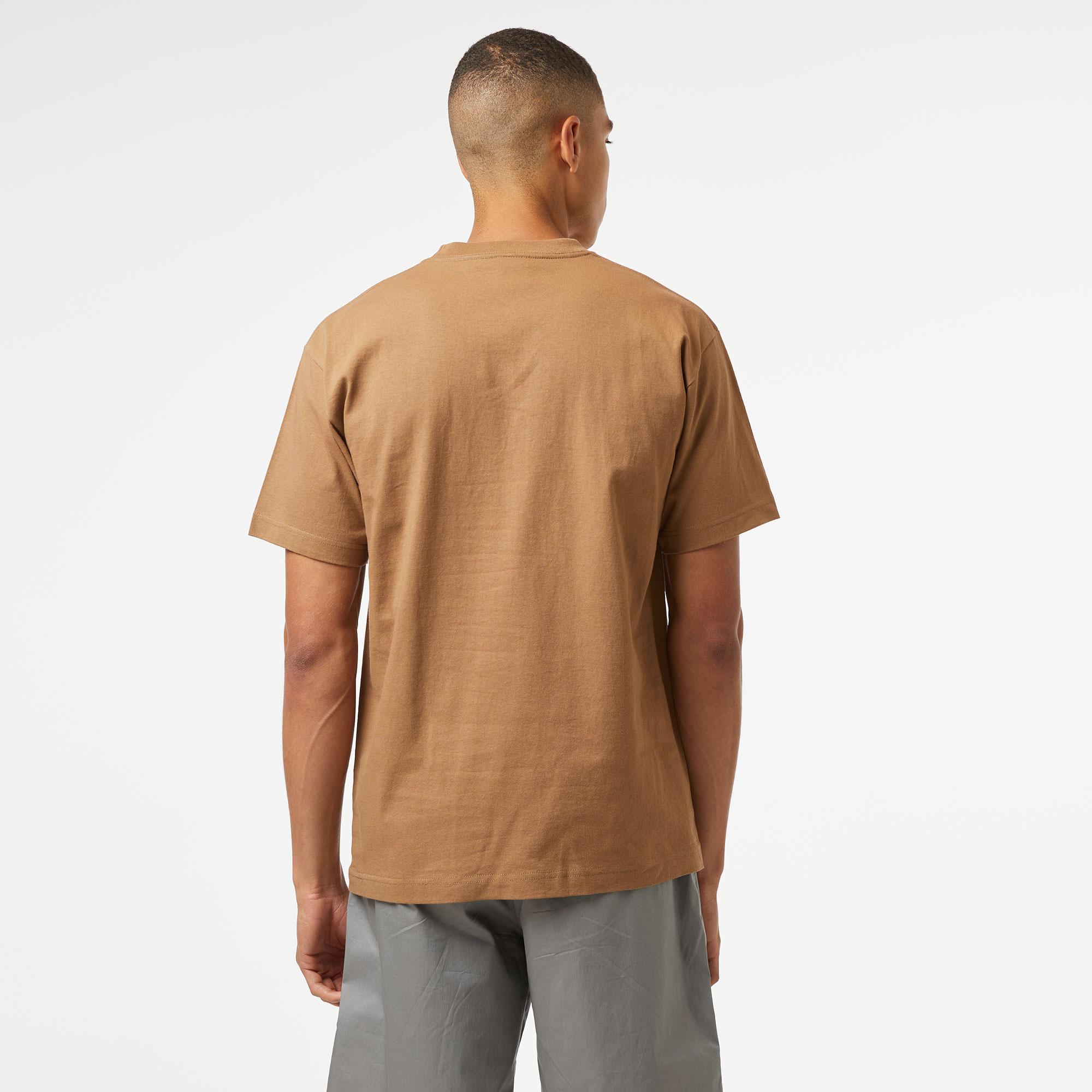 HUF Upside Downtown S/S Erkek Krem T-Shirt