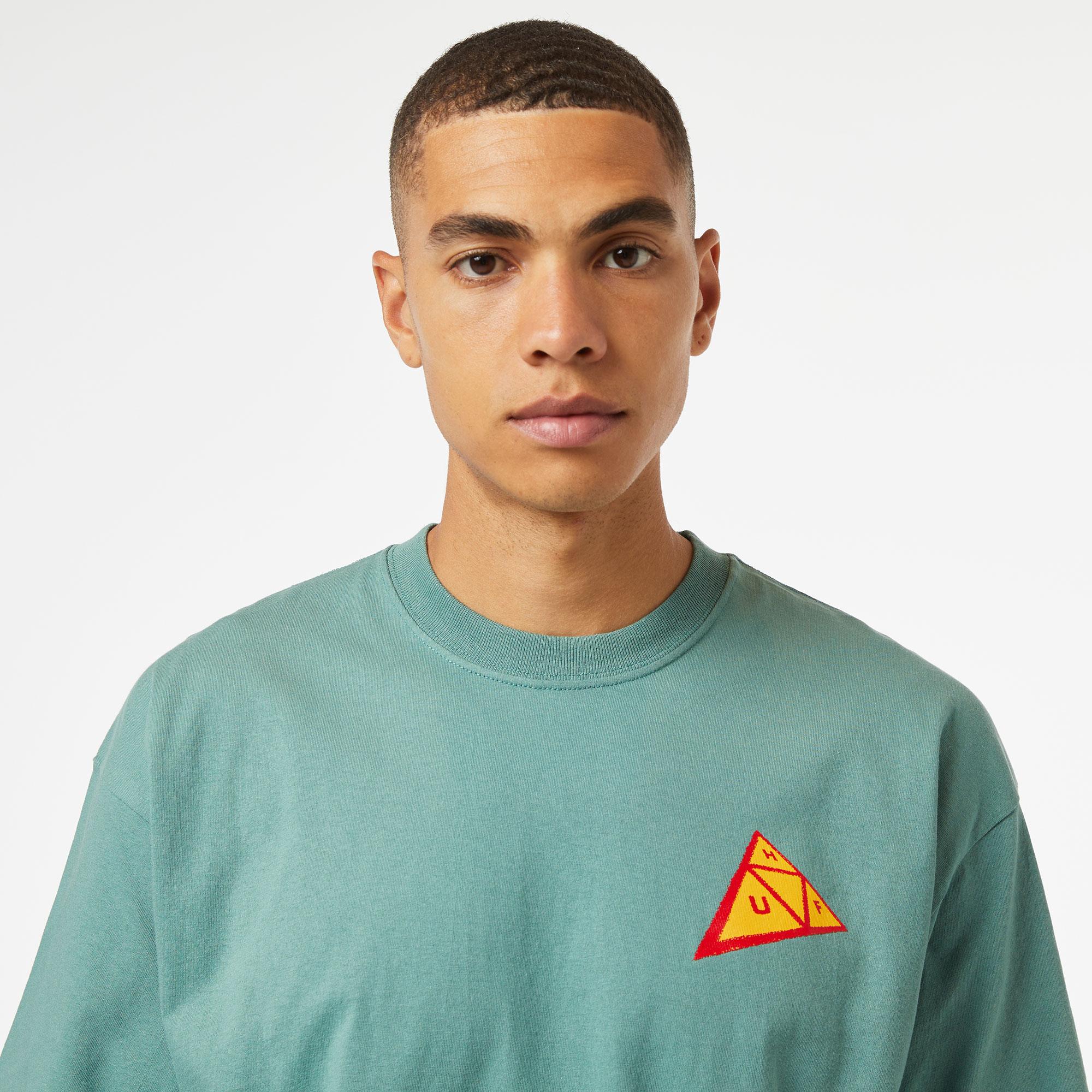 HUF Skewed Tt S/S Erkek Yeşil T-Shirt