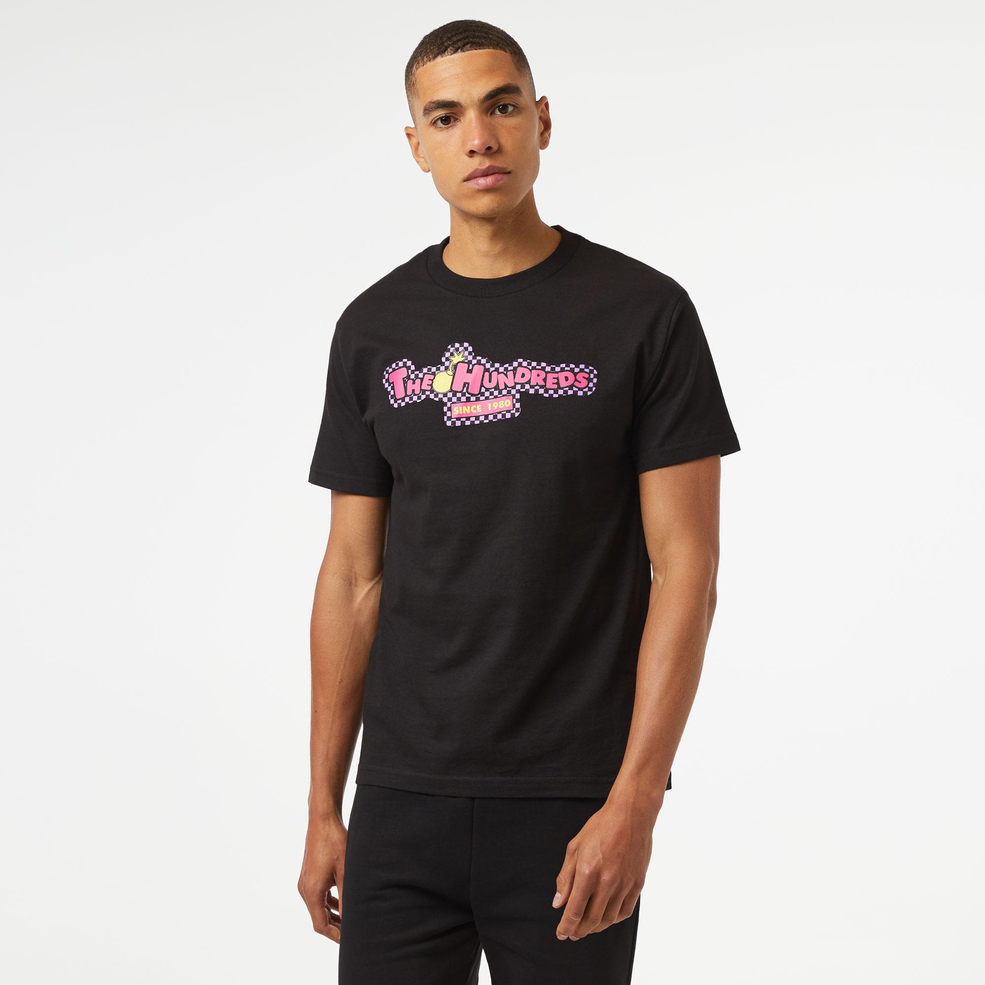 The Hundreds Push Bar Erkek Siyah T-Shirt