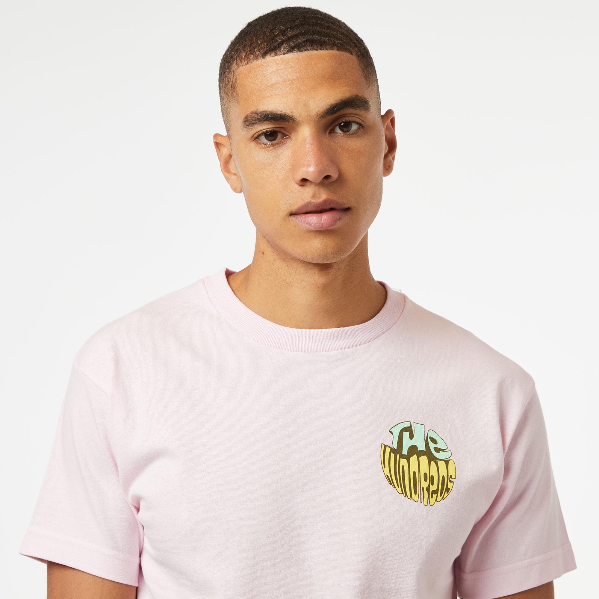The Hundreds Wildfire Surf Erkek Pembe T-Shirt