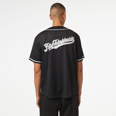  HUF Crackerjack Baseball Jersey Erkek Siyah Gömlek