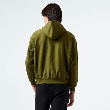  HUF Benton Heavyweight Fleece Erkek Yeşil Hoodie