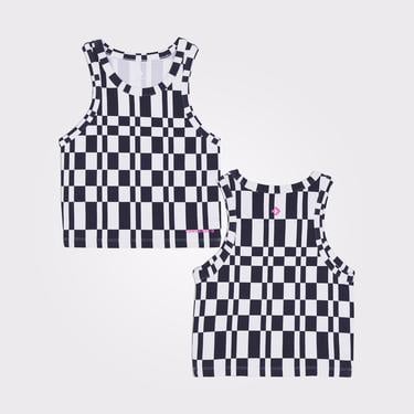  Converse Checkered Slim Fit Kadın Renkli Top