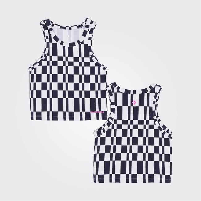  Converse Checkered Slim Fit Kadın Renkli Top