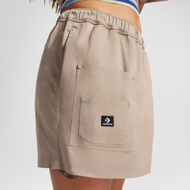  Converse Utility Kadın Bej Şort Etek
