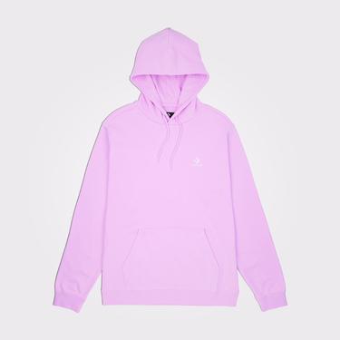  Converse Go-To Unisex Kapüşonlu Lila Hoodie