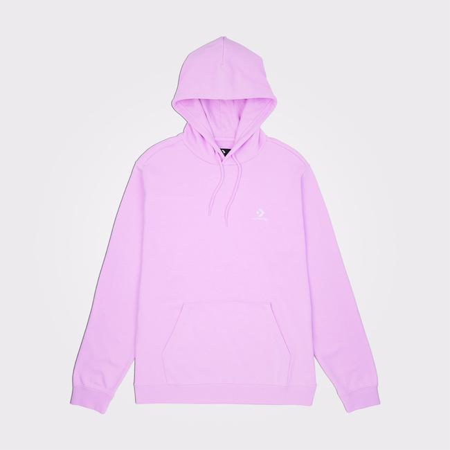  Converse Go-To Unisex Kapüşonlu Lila Hoodie