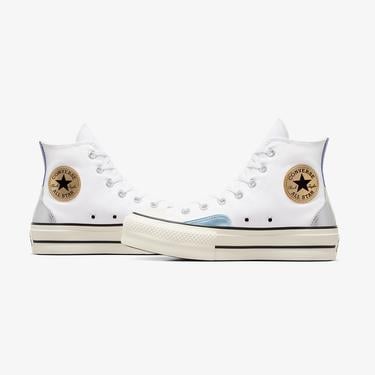  Converse Chuck Taylor All Star Lift Kadın Beyaz Platform Sneaker