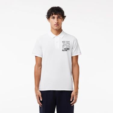  Lacoste Classic Erkek Beyaz Polo