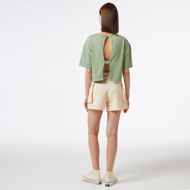  UNITED4 Kadın Krem Şort