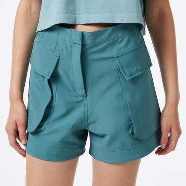  UNITED4 Kadın Yeşil Şort