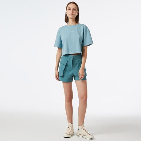  UNITED4 Kadın Yeşil Şort