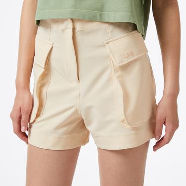  UNITED4 Kadın Krem Şort