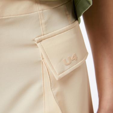  UNITED4 Kadın Krem Şort