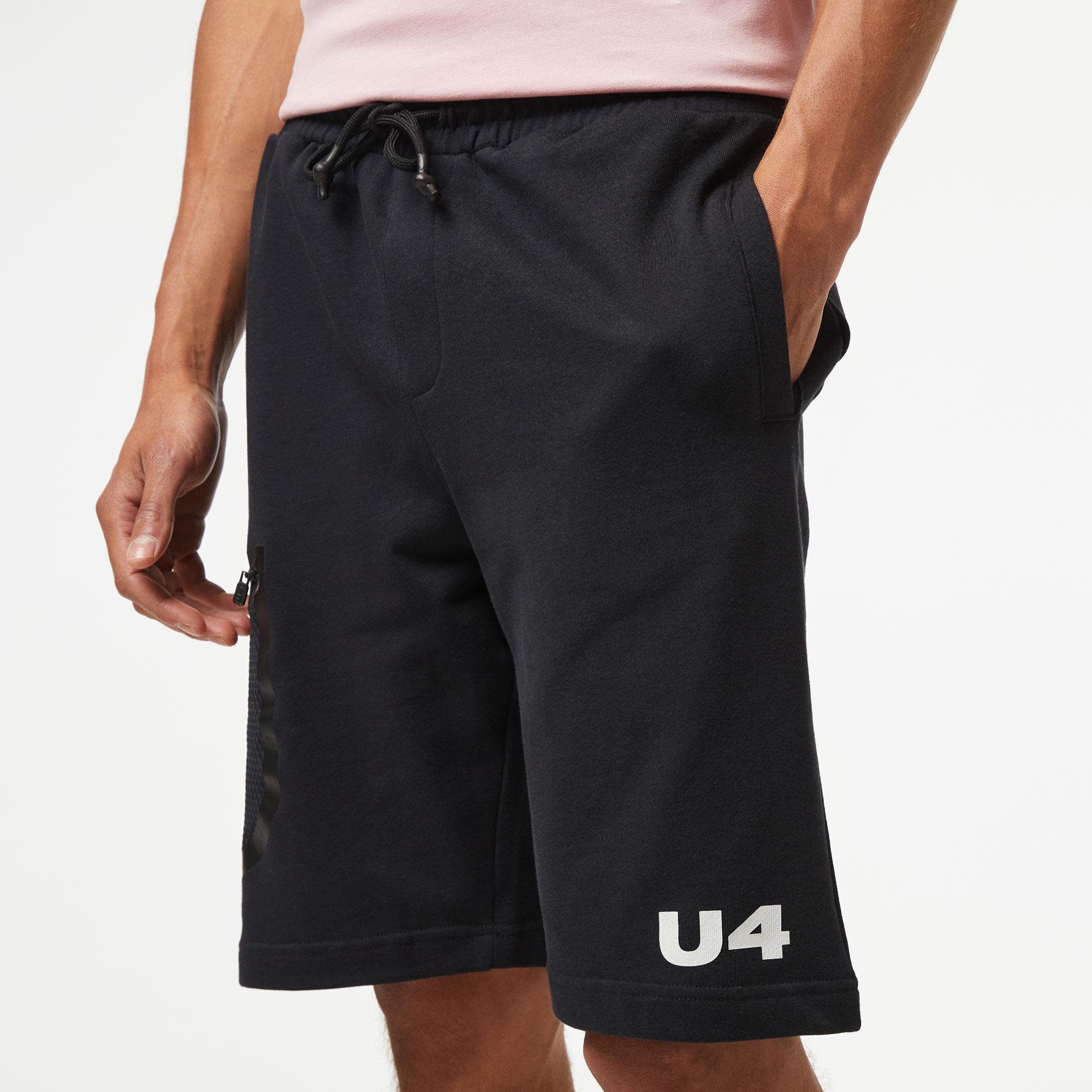 UNITED4 Erkek Siyah Şort