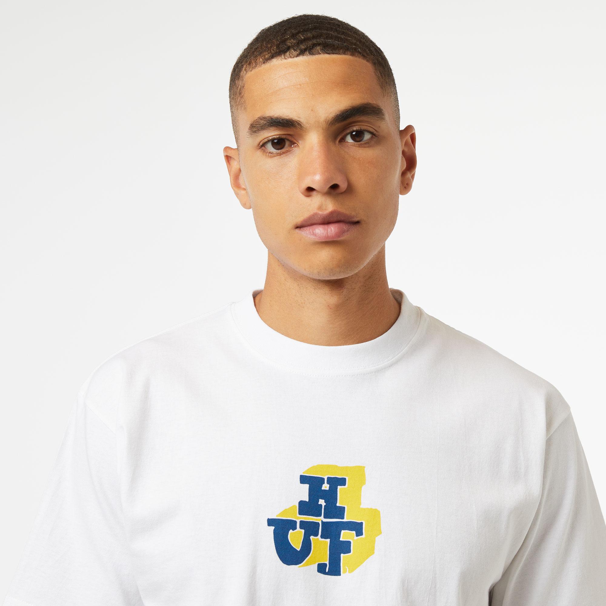 HUF Morex Remix S/S Erkek Beyaz T-Shirt