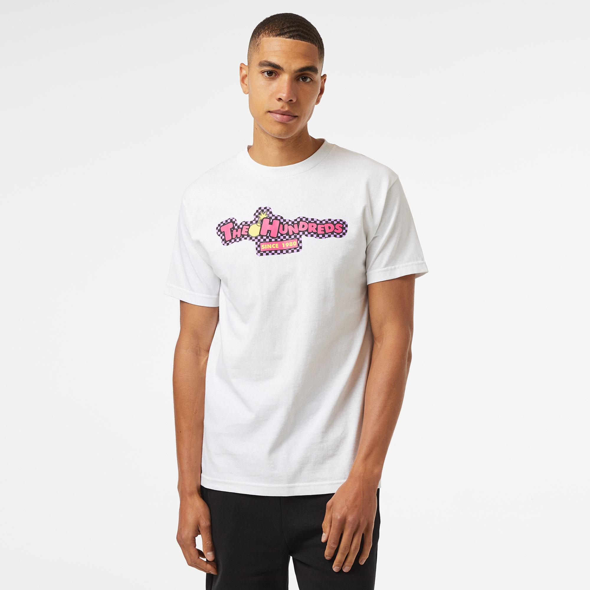 The Hundreds Push Bar Erkek Beyaz T-Shirt