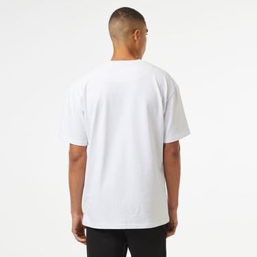  Karl Kani Autograph Heavy Jersey Boxy Erkek Beyaz T-Shirt