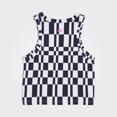  Converse Checkered Slim Fit Kadın Renkli Top