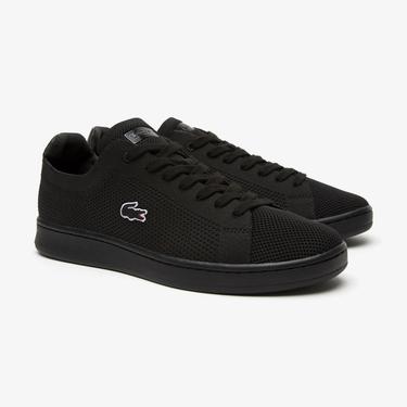  Lacoste Carnaby Piqué Erkek Siyah Sneaker