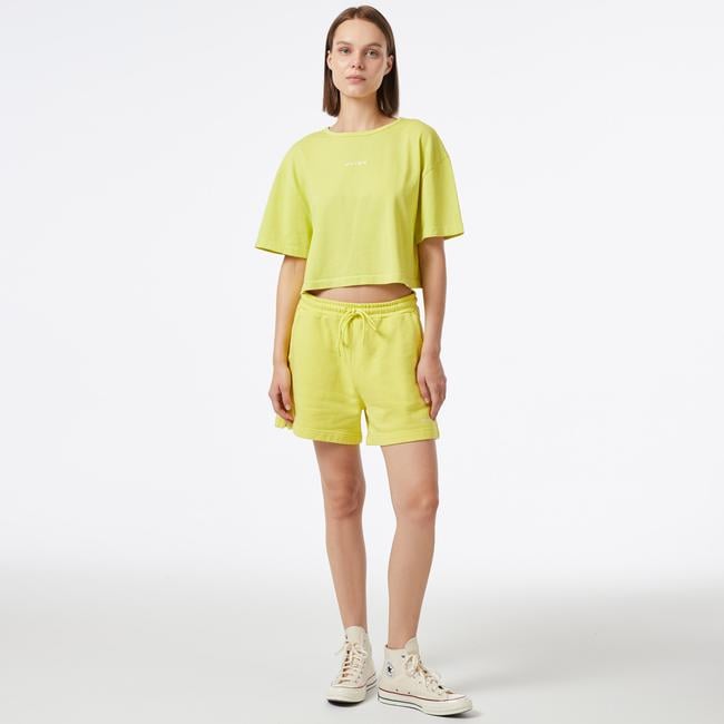  UNITED4 Kadın Sarı Şort