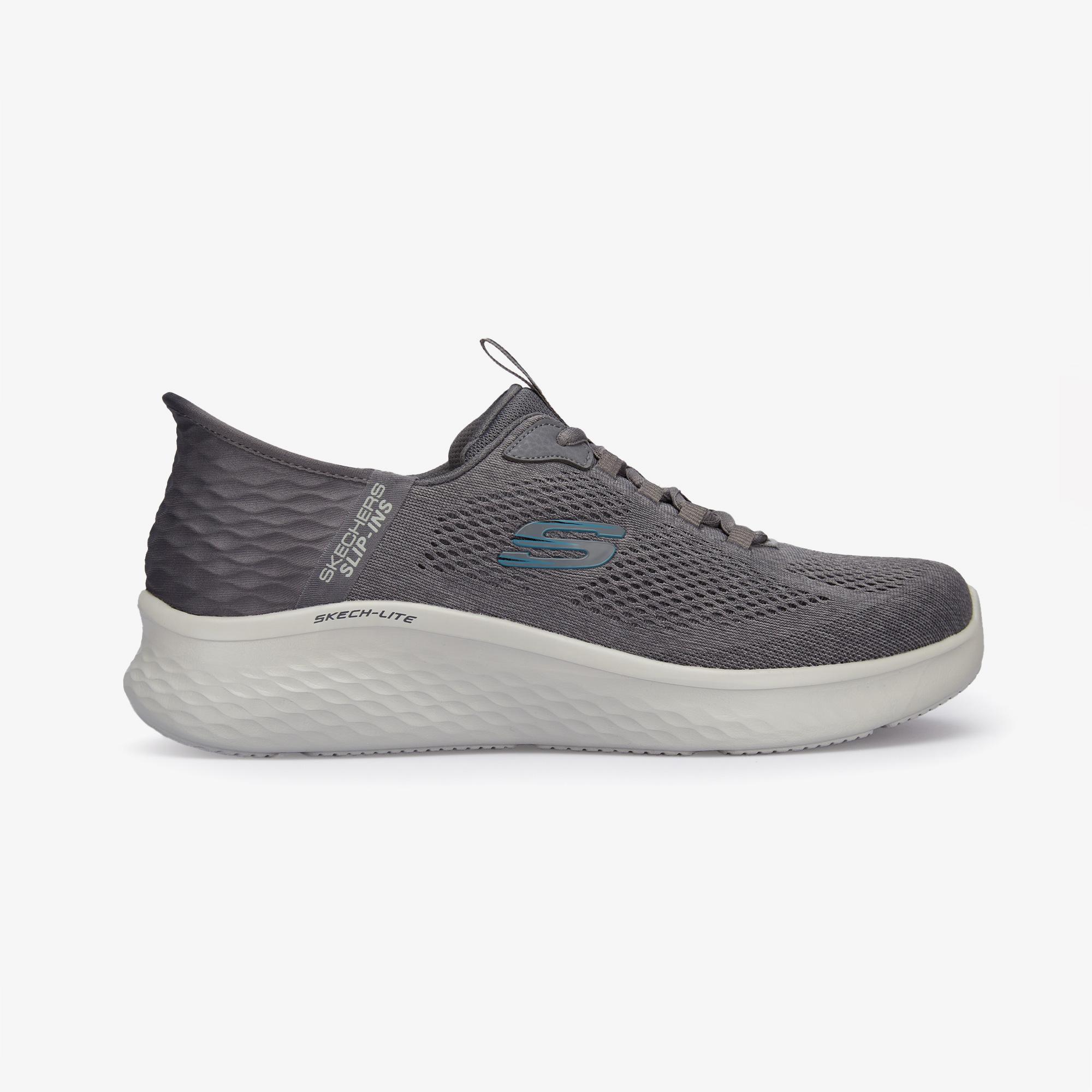 Skechers Skech-Lite Pro Primebase Erkek Gri Spor Ayakkabı